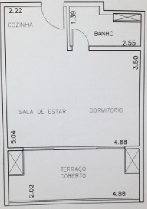 Kitnet studio 90 mil mais saldo facilitado