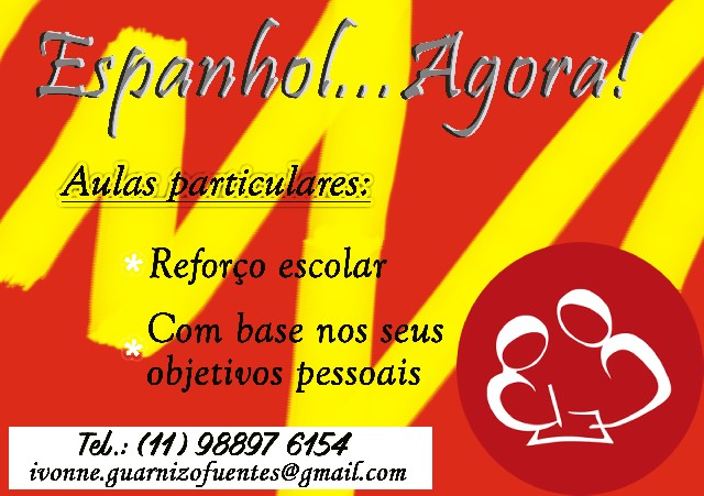 Aulas particulares de espanhol